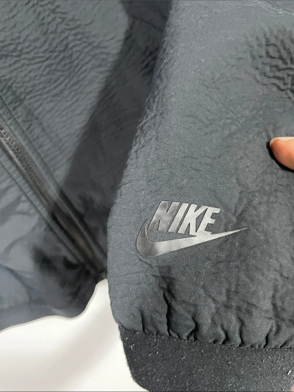 Nike tech fleece Black Men's Bomber Jacket with Zip Pockets